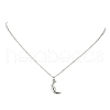 304 Stainless Steel Pendant Necklace for Women NJEW-JN04387-03-1