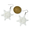 Christmas Snowflake Glass Seed Braided Dangle Earrings EJEW-MZ00236-01-3