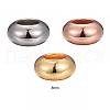 30Pcs 3 Colors Brass Spacer Beads KK-LS0001-01-3