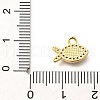 Brass Micro Pave Cubic Zirconia with Evil Eye Enamel Charms KK-G519-08G-01-3