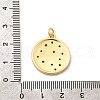 Rack Plating Brass Micro Pave Cubic Zirconia Pendants KK-Z063-44G-1-3