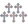 Rainbow Color Alloy Big Pendants PALLOY-N156-174-NR-1