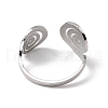 304 Stainless Steel Open Cuff Rings RJEW-Q808-06P-3
