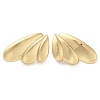 304 Stainless Steel Wing Stud Earrings EJEW-Q001-01G-1