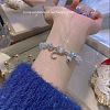 Cat Eye Round Beaded Bracelets WGCF752-06-1