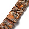 Synthetic Imperial Jasper Beads Strands G-Q050-A01-03-1