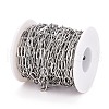 Tarnish Resistant 304 Stainless Steel Paperclip Chains CHS-M003-15P-5