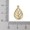 201 Stainless Steel Pendants STAS-S157-09G-3