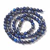 Natural Lapis Lazuli Round Beads Strands G-I181-09-4mm-2