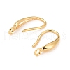 Rack Plating Eco-friendly Brass Earring Hooks KK-D075-09G-RS-2