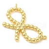 Bowknot Rack Plating Brass Pendants KK-S396-10A-2
