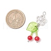 8Pcs 8 Colors ABS Plastic Imitation Pearl Pendants PALLOY-JF03872-2
