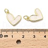Brass Enamel Pendants KK-M324-24G-3