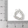Brass Micro Pave Clear Cubic Zirconia Pendants KK-S505-03P-04-3