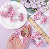Cotton with Gypsum Artificial Flower Core for Hairpin Accessories DIY-WH20001-21C-3