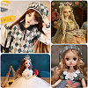 Globleland 5Pcs 5 Colors PP Doll Wig Hair AJEW-GL0002-35-5