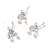 Tibetan Style Alloy Pendants TIBE-B001-39AS-3