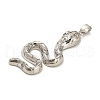 Brass Micro Pave Cubic Zirconia Pendants KK-S503-03P-01-2