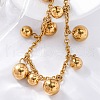 Ion Plating(IP) 304 Stainless Steel Charm Bracelets BJEW-L636-05-G-3