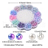 13 Style ABS Plastic Imitation Pearl Beads OACR-YW0001-40-5