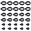 Gorgecraft 30Pcs 3 Style Silicone Pendant SIL-GF0001-19-1