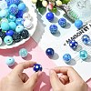 50Pcs Chunky Bubblegum Round Acrylic Beads SACR-CJ0001-64-4