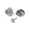 304 Stainless Steel Lapel Pin Backs STAS-P262-03P-01-2