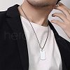 Unicraftale 201 Stainless Steel Rectangle Stamping Blank Tag Pendants STAS-UN0012-39-7