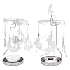 Stainless Steel Rotating Tealight Candle Holder DIY-FG0005-17P-1