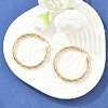 304 Stainless Steel Hoop Earrings EJEW-H322-17G-5