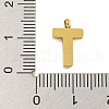 Ion Plating(IP) 304 Stainless Steel Charms STAS-G345-01G-T-3
