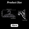   30Pcs Acrylic Earring Display Accessories DIY-PH00021-65B-2