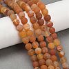 Natural Druzy Agate Beads Strands G-NH0024-A07-8mm-1