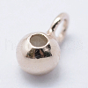 925 Sterling Silver Tube Bails STER-I014-3mm-25RG-1