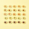 30Pcs 5 Styles Printed Wood Beads WOOD-FS0001-28-9