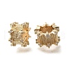 Brass Micro Pave Clear Cubic Zirconia Beads KK-M316-12G-01-1