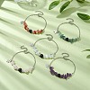 Natural Mixed Gemstone Chip Beads Bracelets for Women BJEW-JB11279-1