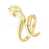 Brass Cuff Rings for Women RJEW-F181-01G-2