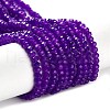 Baking Painted Imitation Jade Glass Bead Strands DGLA-A034-J2MM-A27-1
