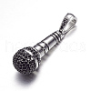 316 Surgical Stainless Steel Big Pendants STAS-P056-09AS-2