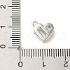 Brass Micro Pave Cubic Zirconia Pendants ZIRC-P113-05P-3