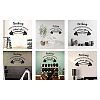 PVC Quotes Wall Sticker DIY-WH0200-054-5