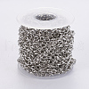 Tarnish Resistant 304 Stainless Steel Curb Chains CHS-F005-02P-2