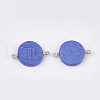 Handmade Porcelain Links connectors PORC-T002-124D-2