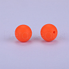 Round Silicone Focal Beads SI-JX0046A-37-2
