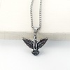 Retro Stainless Steel Bird Pendant Necklaces for Men AF9259-1