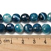 Natural Banded Agate Beads Strands G-K351-A11-02-5