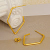 304 Stainless Steel Minimalist Rhombus Stud Earrings GJ1879-2-3