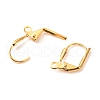 Brass Leverback Earring Findings X-KK-F824-005G-2