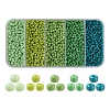 1900Pcs 5 Colors Baking Paint Glass Seed Beads SEED-YW0001-76D-1